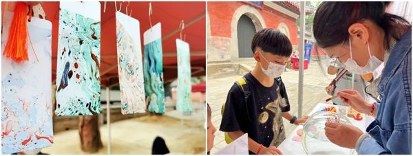 燕京八绝非遗市集亮相模式口 民建会员喜迎二十大 - 北京燕京八绝博物馆