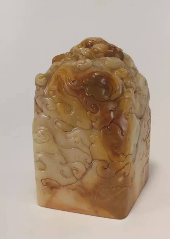 TH251◇明神◇極上珍品・中国・清時代・寿山石・田黄石彫り・羅漢置物